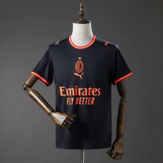 Moški nogometni dresi AC Milan Tretji 2026-27 črna Kratek Rokav