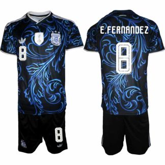 Moški Nogometni dresi kompleti Argentina reprezentance Enzo Fernández #8 Gostujoči SP 2026