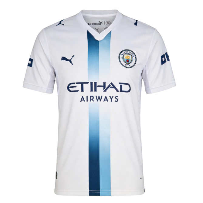 Moški nogometni dresi Manchester City Tretji 2026-27 bela