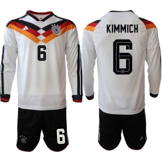 Moški Nogometni dresi reprezentance Nemčija DFB Joshua Kimmich #6 Domači SP 2026 Dolgi Rokav + Kratke hlače