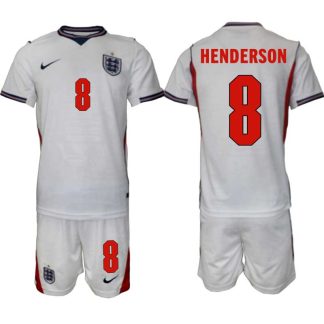 Najcenejši Nogometni dresi kompleti Anglija SP 2026 reprezentance Jordan Henderson #8 Domači