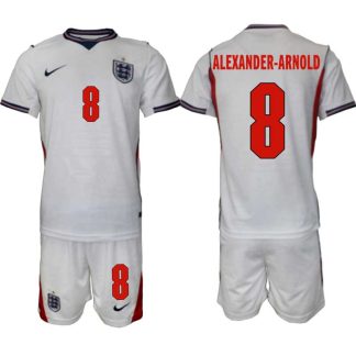 Najcenejši Nogometni dresi kompleti Anglija SP 2026 reprezentance Trent Alexander-Arnold #8 Domači