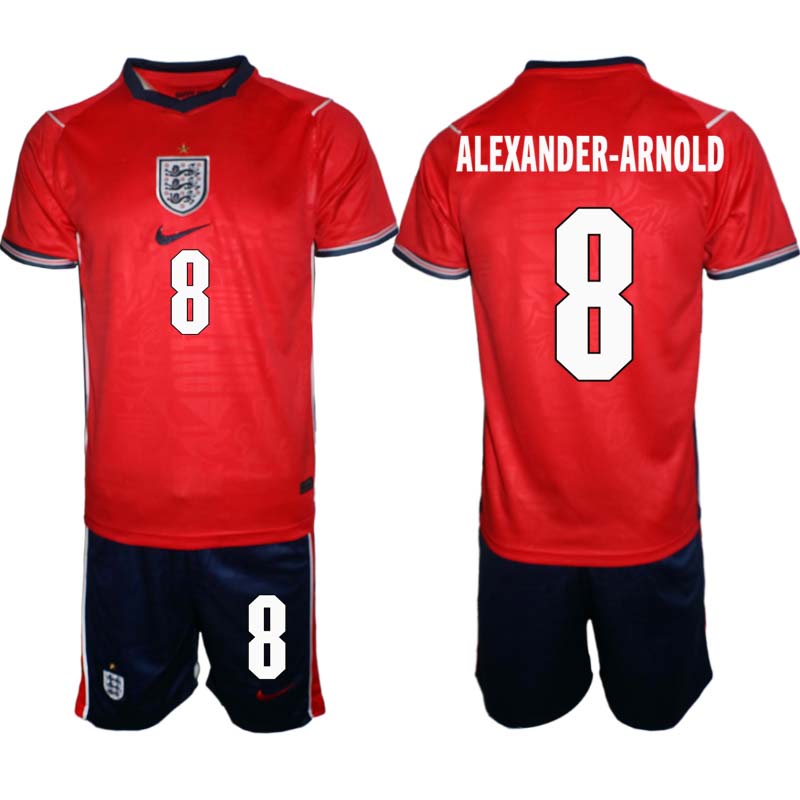 Nogometni dresi kompleti Anglija SP 2026 reprezentance Trent Alexander-Arnold #8 Gostujoči