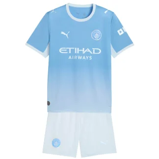 Nogometni dresi kompleti za otroke Manchester City Domači 2026-27 modra