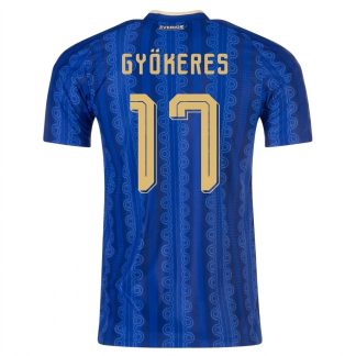 Novo nogometni dresi reprezentance Viktor Gyökeres #17 Švedska Gostujoči SP 2026