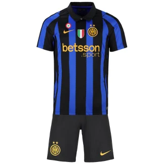 Otroški dresi za nogomet Inter Milan Domači 2026/27 s kratkimi hlačami