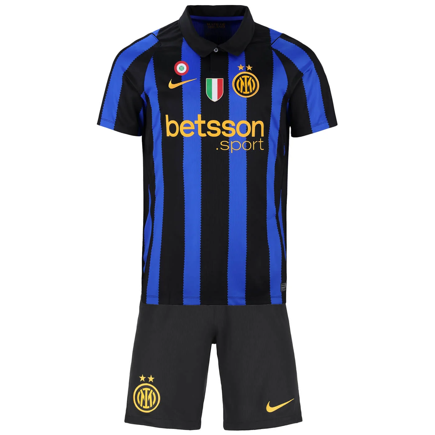 Otroški dresi za nogomet Inter Milan Domači 2026/27 s kratkimi hlačami