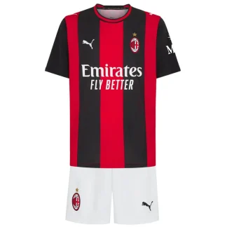 Otroški nogometni dresi AC Milan Domači 2026/27 + Kratke hlače