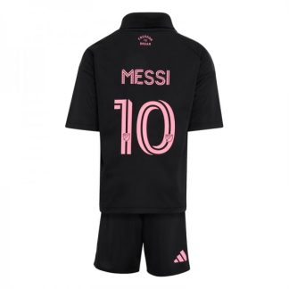 Otroški nogometni dresi Inter Miami CF Gostujoči 2026/27 Lionel Messi #10 kompleti