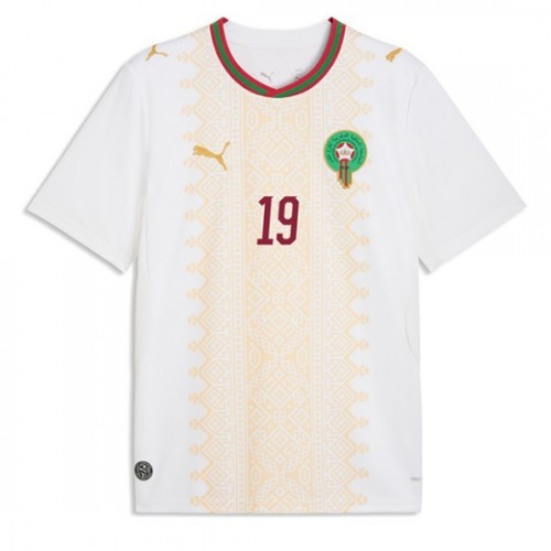 Poceni Maroko SP 2026 Nogometni dresi Youssef En-Nesyri #19 Gostujoči reprezentance-1
