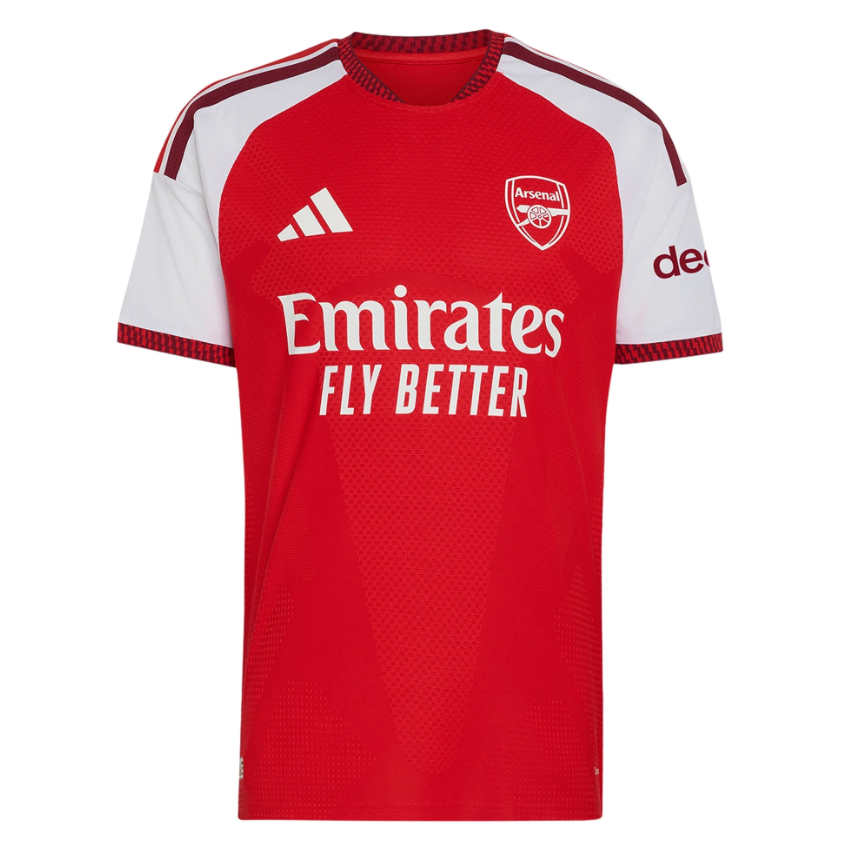 Poceni nogometni dresi Arsenal Domači 2026/27 rdeča in bela Kratek Rokav