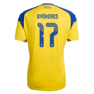 Poceni Nogometni dresi reprezentance Viktor Gyökeres #17 Švedska Domači SP 2026