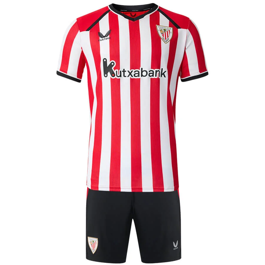 Poceni Otroški nogometni dresi Athletic Bilbao Domači 2026/27 kompleti