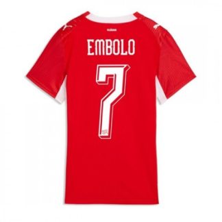 Poceni Ženski Nogometni dresi Švica reprezentance Breel Embolo #7 Domači SP 2026