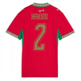 Ženski Nogometni dresi Maroko SP 2026 Achraf Hakimi #2 Domači rdeča