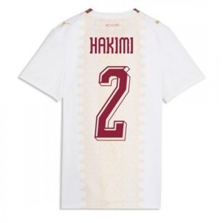 Ženski Nogometni dresi Maroko SP 2026 Achraf Hakimi #2 Gostujoči reprezentance bela
