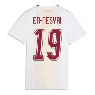 Ženski Nogometni dresi Maroko SP 2026 Youssef En-Nesyri #19 Gostujoči reprezentance bela