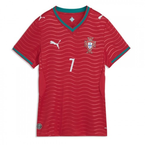 Ženski Nogometni dresi Portugalska SP 2026 Cristiano Ronaldo #7 Domači rdeča-1
