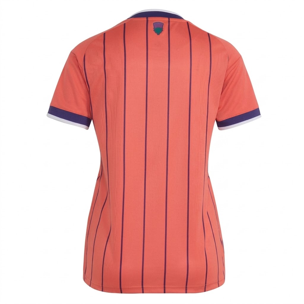 Ženski Nogometni dresi Škotska reprezentance Gostujoči SP 2026 z lastnim imenom-1