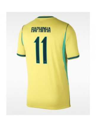Nakup Moški dresi SP 2026 Brazilija Raphinha Belloli #11 Domači rumena Kratek rokav