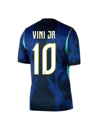 Nogometni dresi Brazilija SP 2026 za Moški Vinicius Junior #10 Gostujoči Kratek rokav