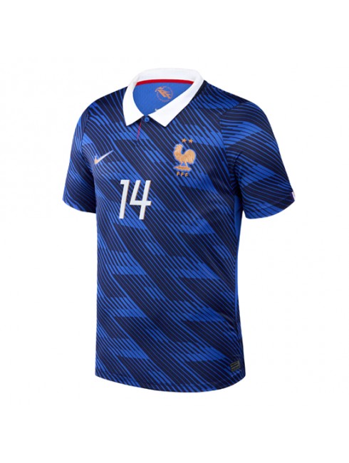 Poceni dres reprezentance Francija SP 2026 Adrien Rabiot #14 Domači Kratek rokav