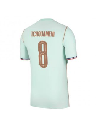 Moški Nogometni dresi Francija SP 2026 Aurelien Tchouameni #8 Gostujoči Kratek rokav