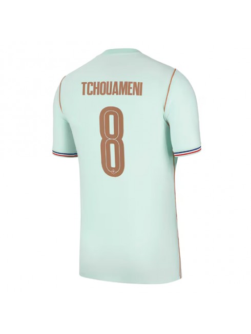 Moški Nogometni dresi Francija SP 2026 Aurelien Tchouameni #8 Gostujoči Kratek rokav
