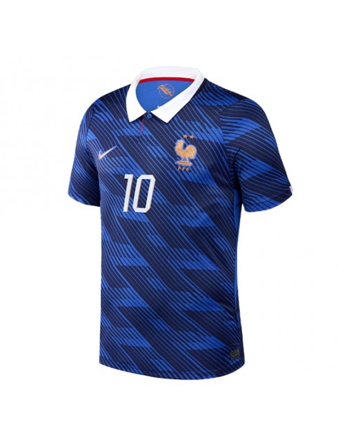 Moški Nogometni dresi Francija SP 2026 Kylian Mbappe #10 Domači Kratek rokav
