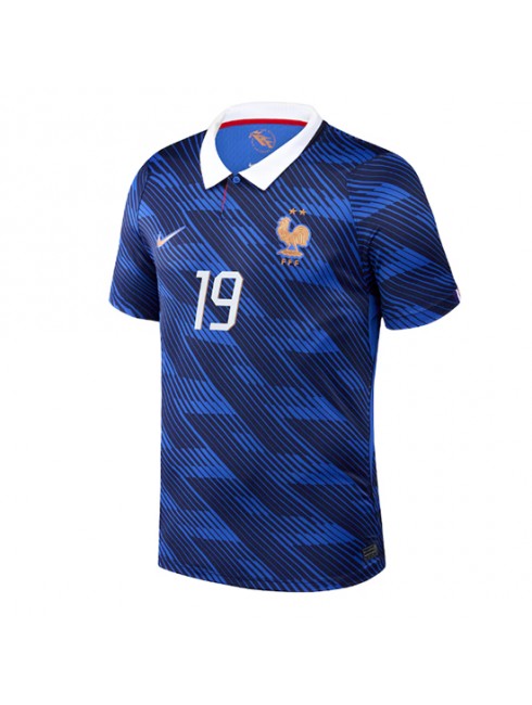 Nakup Moški dresi SP 2026 Francija Theo Hernandez #19 Domači Kratek rokav