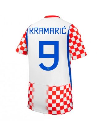 Moški Nogometni dresi Hrvaška SP 2026 Andrej Kramaric #9 Domači Kratek rokav