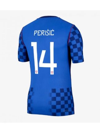 Moški Nogometni dresi Hrvaška SP 2026 Ivan Perisic #14 Gostujoči modra