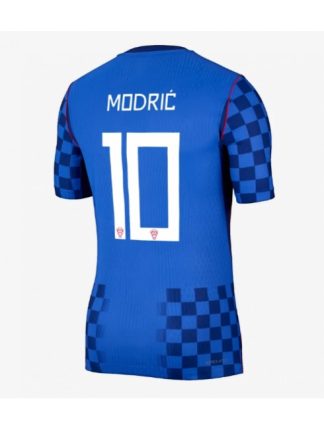 Moški Nogometni dresi tisk Modric #10 Hrvaška SP 2026 Gostujoči Kratek rokav