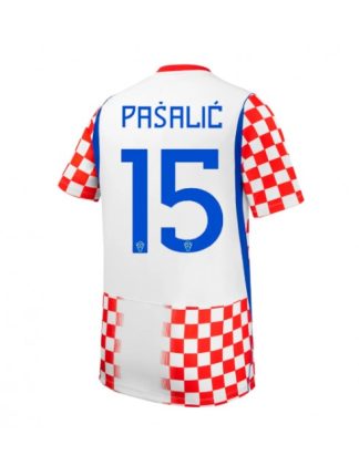 Nogometni dresi poceni Hrvaška SP 2026 Mario Pasalic #15 Domači Kratek rokav