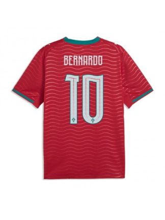 Nogometni dresi po naročilu Portugalska SP 2026 Bernardo Silva #10 Domači Kratek rokav