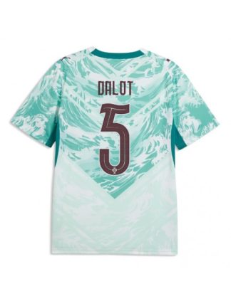 Moški dresi za nogomet Portugalska SP 2026 Diogo Dalot #5 Gostujoči Kratek rokav