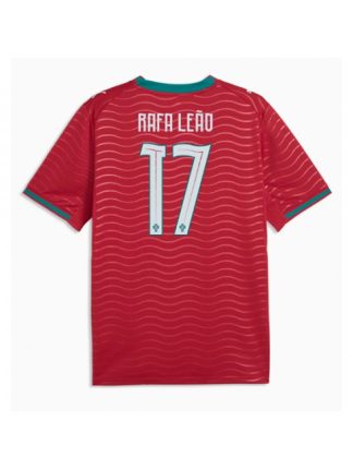 Moški Nogometni dresi Portugalska SP 2026 Rafael Leao #17 Domači Kratek rokav