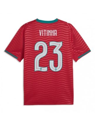 Nogometni dresi prodaja Portugalska SP 2026 Vitinha #23 Domači rdeča