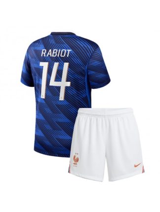 Poceni Otroški nogometni dresi Francija SP 2026 Adrien Rabiot #14 Domači