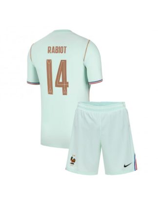 Nogometni dresi za otroke kompleti Francija SP 2026 Adrien Rabiot #14 Gostujoči