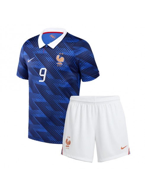 Nogometni dresi za otroke Francija SP 2026 Marcus Thuram #9 Domači kompleti