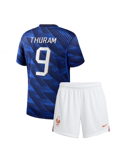 Nogometni dresi za otroke Francija SP 2026 Marcus Thuram #9 Domači kompleti