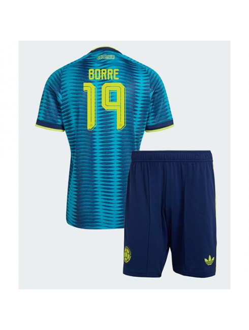 Nogometnega dresa kompleti Kolumbija SP 2026 Rafael Santos Borre #19 Gostujoči