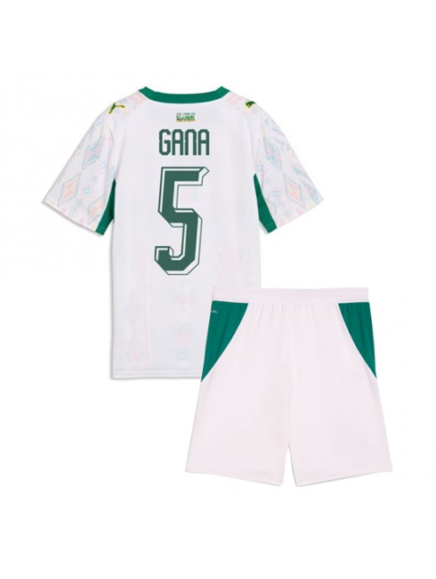 Otroški Nogometni dresi kompleti Senegal SP 2026 Domači tisk Idrissa Gueye #5