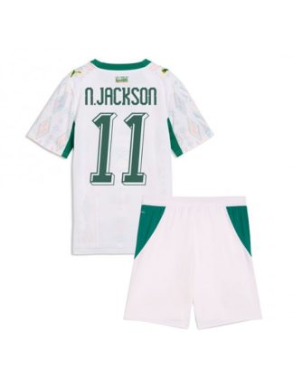 Otroški Nogometni dresi kompleti Senegal SP 2026 Nicolas Jackson #11 Domači