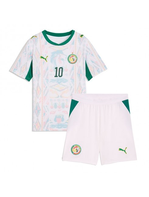 Otroški Nogometni dresi kompleti Senegal SP 2026 Sadio Mane #10 Domači