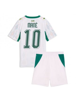 Otroški Nogometni dresi kompleti Senegal SP 2026 Sadio Mane #10 Domači