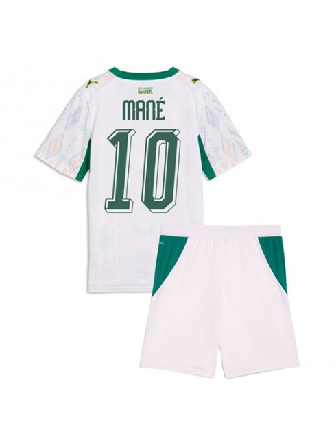 Otroški Nogometni dresi kompleti Senegal SP 2026 Sadio Mane #10 Domači