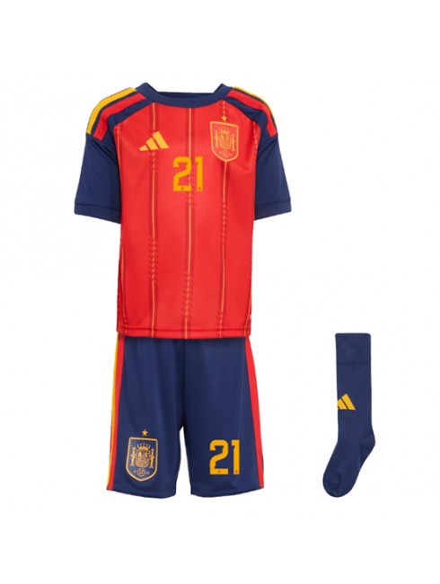 Kupite Španija SP 2026 Mikel Oyarzabal #21 Domači dresi za otroke kompleti