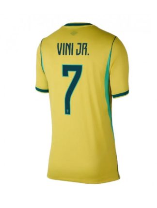 Poceni dres Brazilija SP 2026 Vinicius Junior #7 Domači rumena Ženski